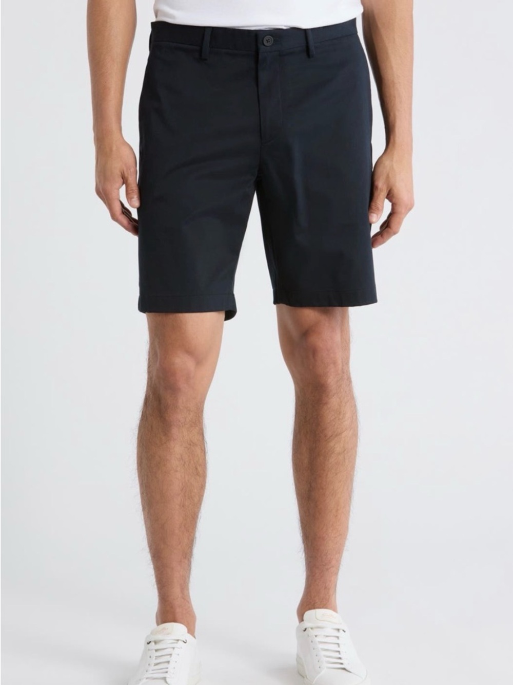 NEW Theory Zaine Short Neoteric 3XDRY Performance Shorts Navy Blue Golf 9” 34